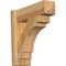 Ekena Millwork Merced Rough Sawn Craftsman Outlooker, Western Red Cedar, 6"W x 18"D x 18"H OUT06X18X18MRC04RWR - alternate 1